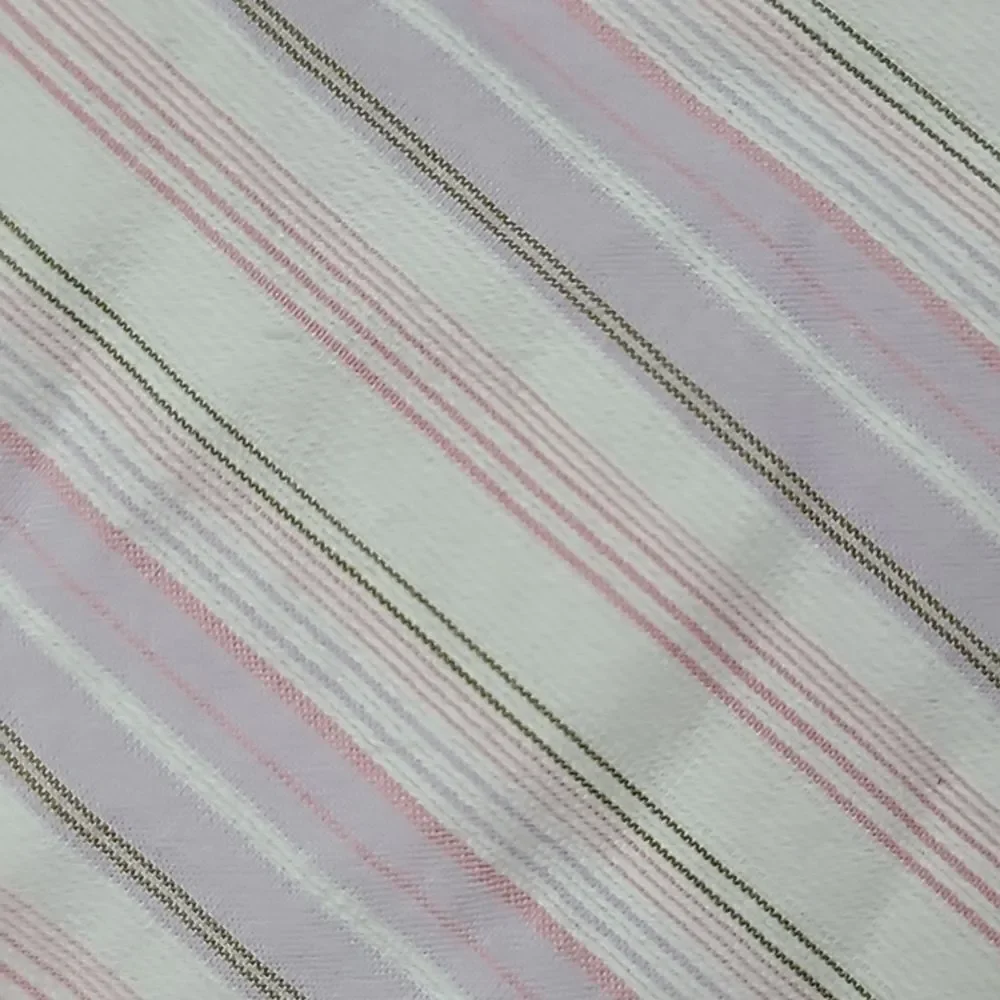 Banana Republic Chevron A-Line Skirt Size 6 White Purple Striped Knee Length